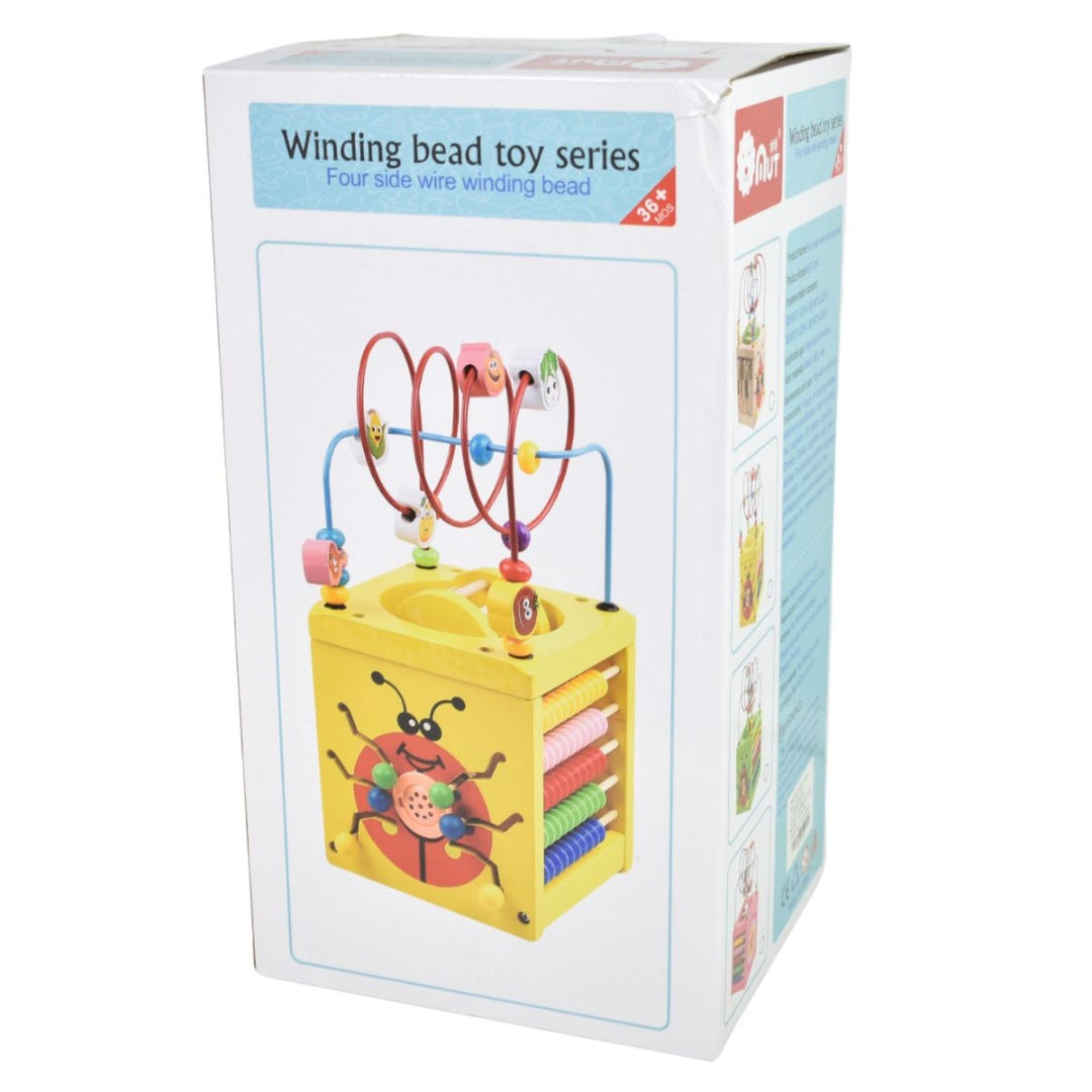 Cubo Didáctico de Madera 5 en 1 para Niños