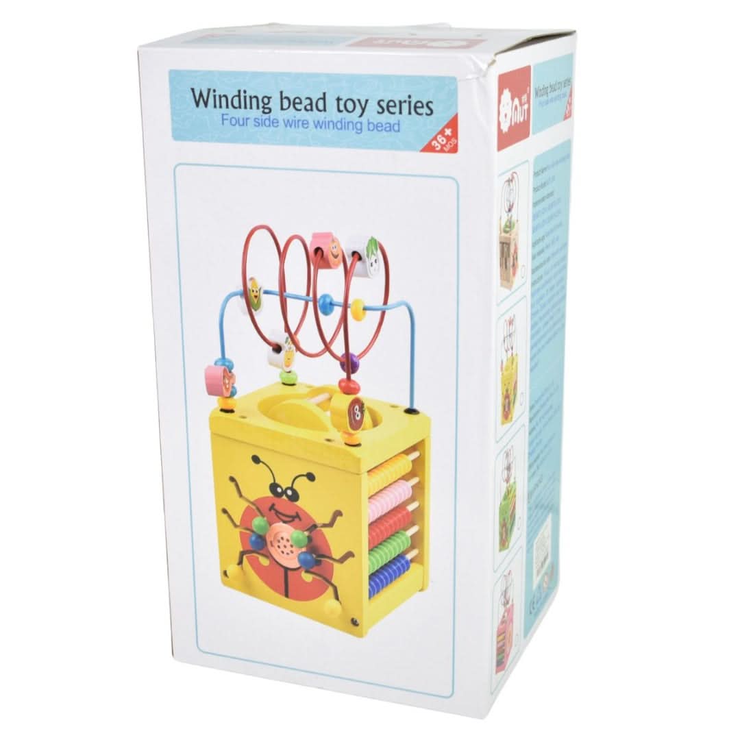 Cubo Didáctico de Madera 5 en 1 para Niños