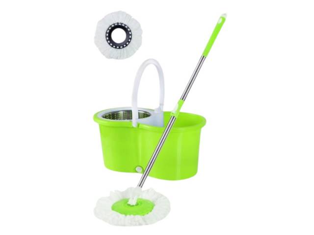 Mopa balde giratorio 360°. Verde