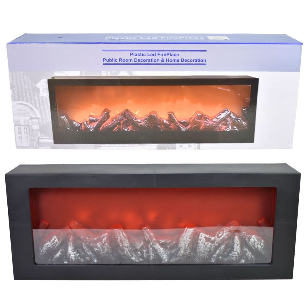 Lámpara LED Efecto Llama Realista - Estufa Decorativa Panorámica 56cm
