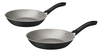Juego de Batería de Cocina Tramontina Linz Negro - Set de 9 Piezas con Antiadherente Starflon Max