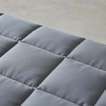 Manta Con Peso Terapéutica 7kg Algodón Antiestrés 150x200cm - Gris