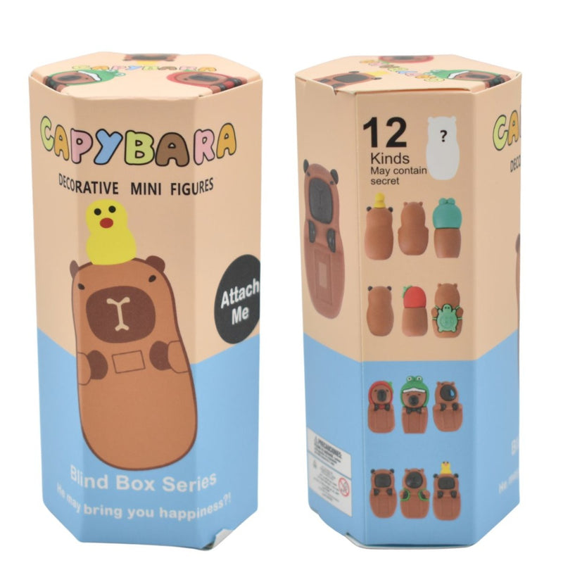 Accesorio Sorpresa Capibara para Celular - Mini Figura Coleccionable