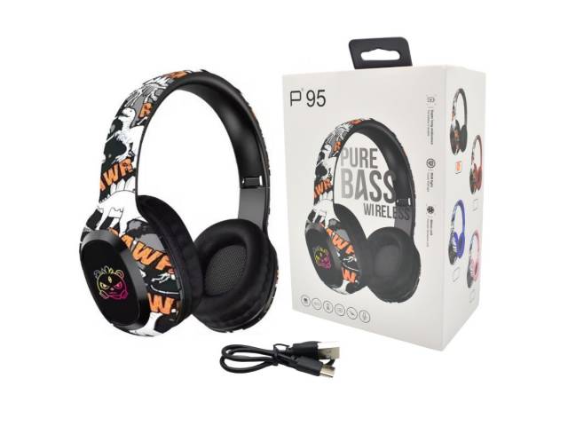 Auriculares Bluetooth Gamer con Luces RGB y Pure Bass - Inalámbricos