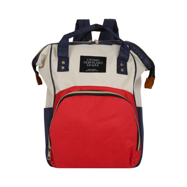 Bolso Mochila Maternal Multibolsillo 40x26cm - Diseño Multicolor Ergonómico