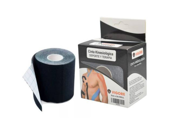 Cinta de kinesiología Vigore 5cm x 5mts
