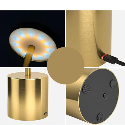 Lámpara de Mesa LED Inalámbrica Táctil Recargable - Diseño Minimalista Slim 34x8cm