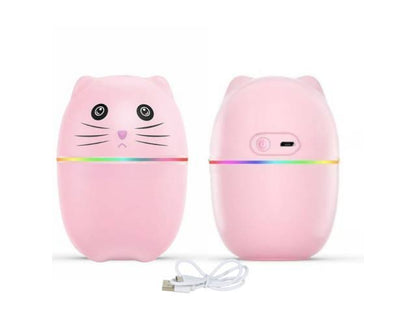 Humidificador Difusor Ultrasónico Kawaii 220ml - Lámpara LED y USB