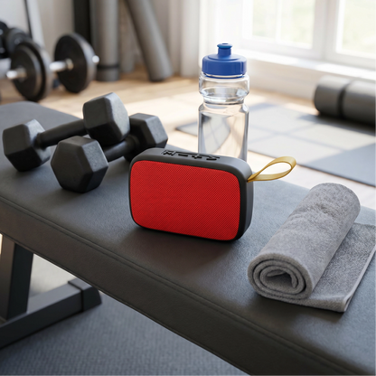 Parlante Portátil Bluetooth Ultracompacto 13x8cm - Tablepro MG2 Rojo