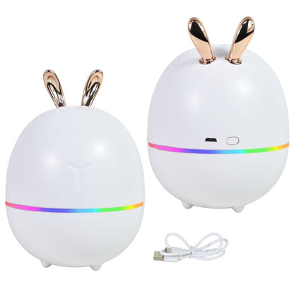 Humidificador Ultrasónico Conejo Difusor De Aroma Luz LED 260ml US