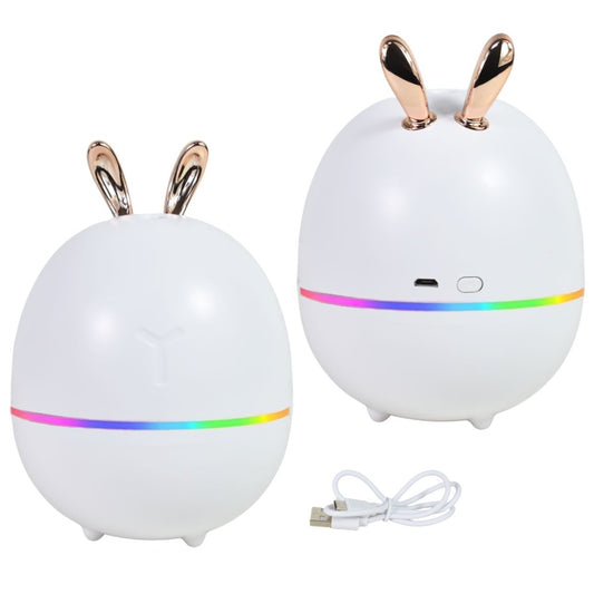 Humidificador Ultrasónico Conejo Difusor De Aroma Luz LED 260ml US