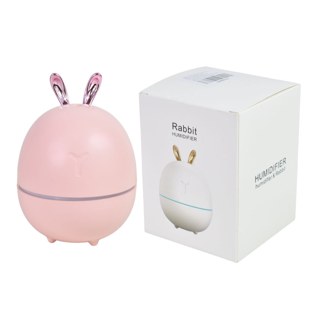 Humidificador Ultrasónico Conejo Difusor De Aroma Luz LED 260ml US