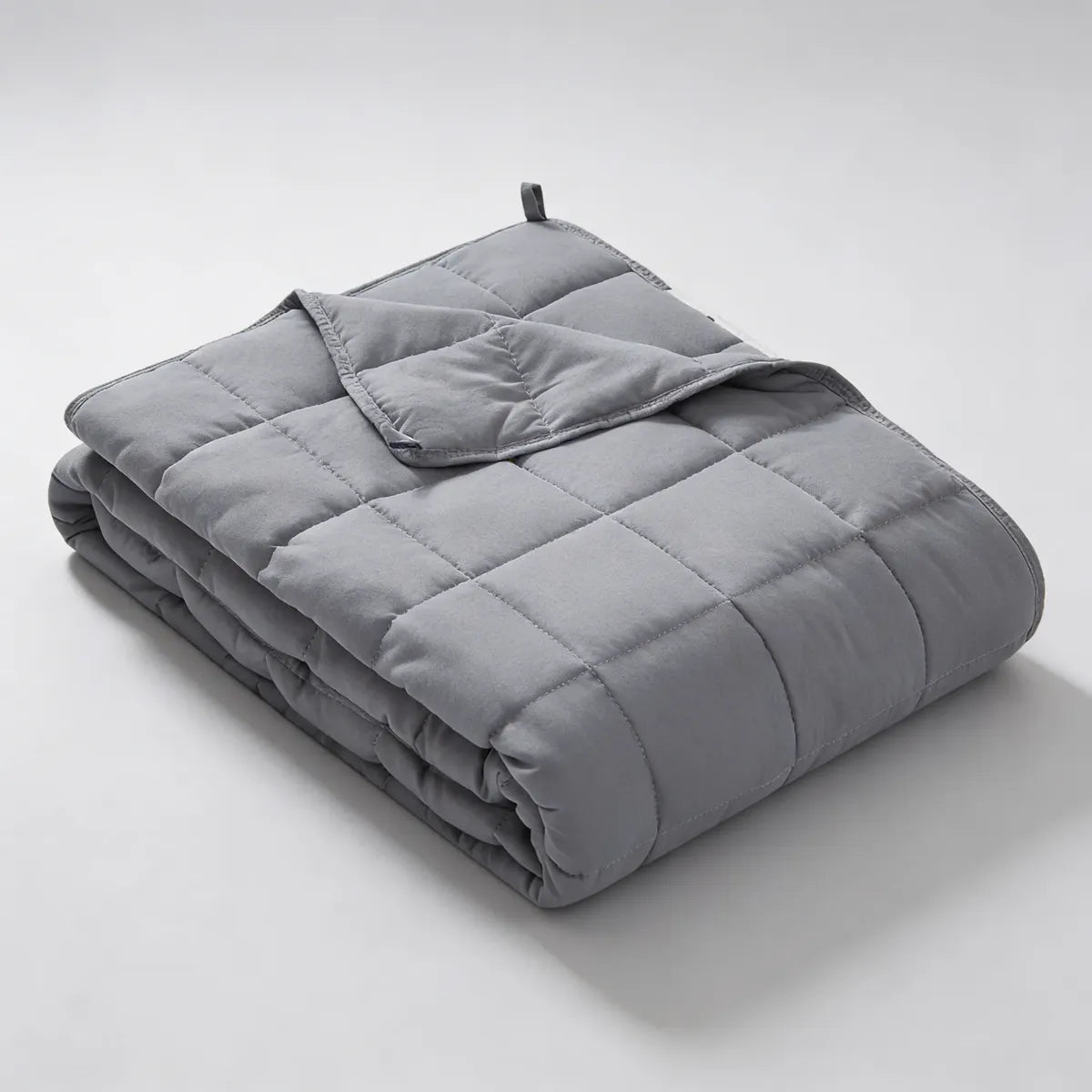 Manta Con Peso Terapéutica 7kg Algodón Antiestrés 150x200cm - Gris
