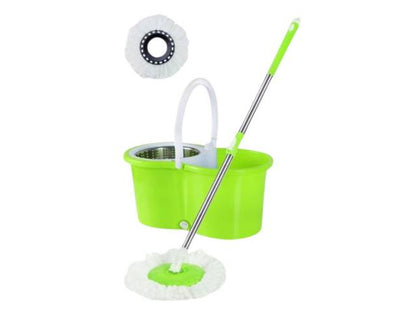 Mopa balde giratorio 360°. Verde