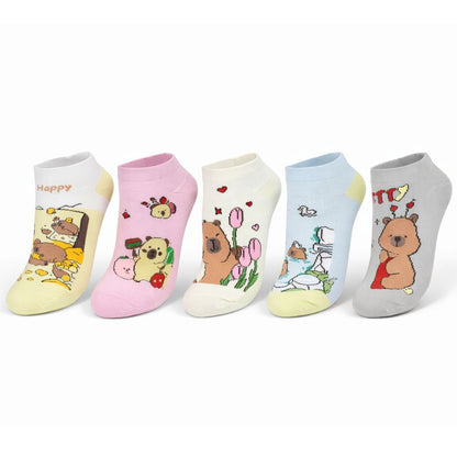 Medias con Diseño de Carpincho Talle 35-41 - Algodón Premium Divertidas