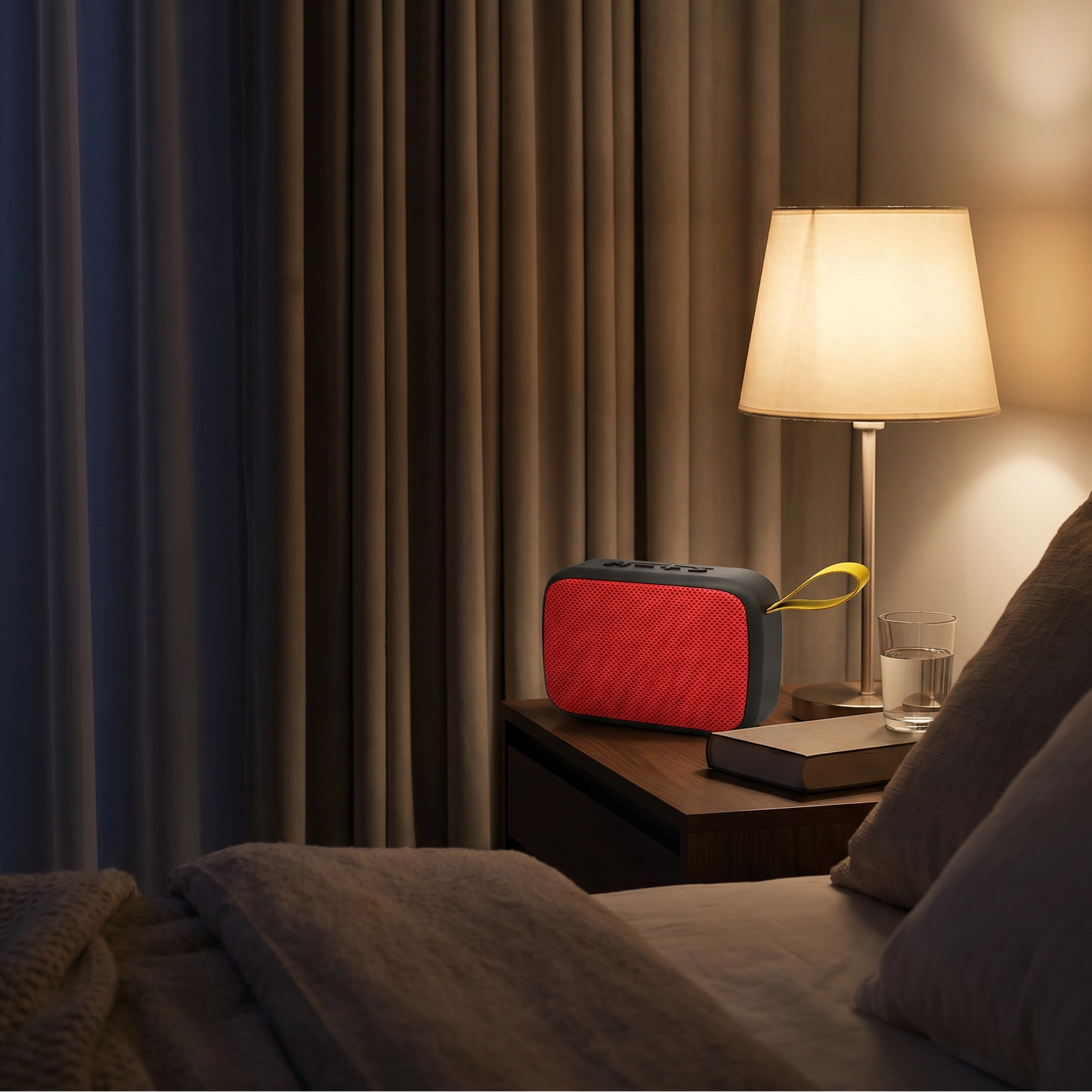 Parlante Portátil Bluetooth Ultracompacto 13x8cm - Tablepro MG2 Rojo
