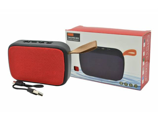 Parlante Portátil Bluetooth Ultracompacto 13x8cm - Tablepro MG2 Rojo