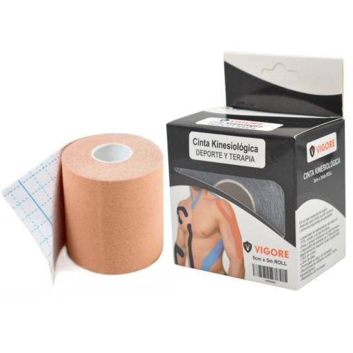 Cinta de kinesiología Vigore 5cm x5mts.