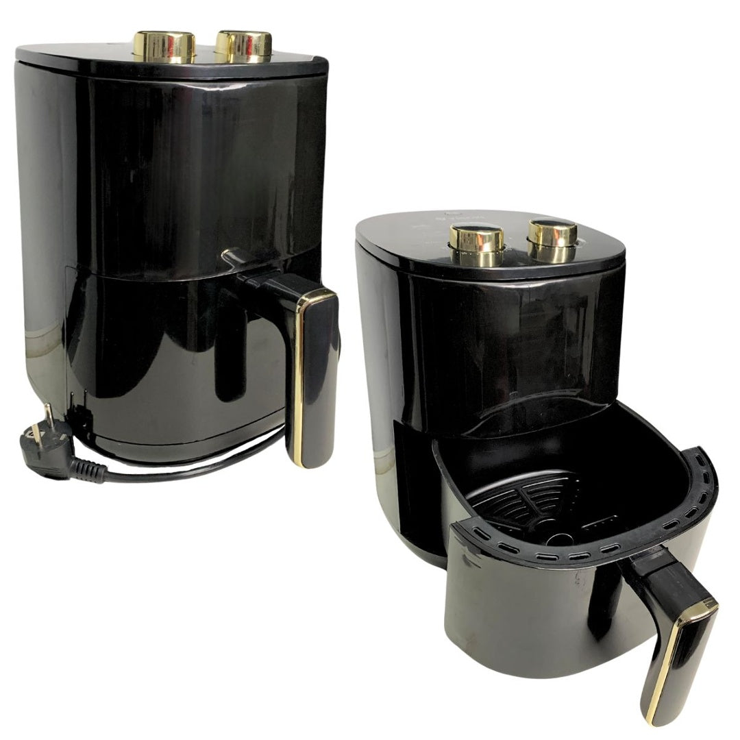 Freidora de aire 4L 1050W negra Vigore