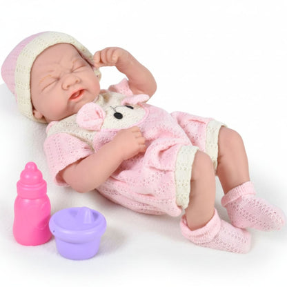 Muñeco Bebé Realista de Goma 35cm - Bebote Articulado Soft Touch