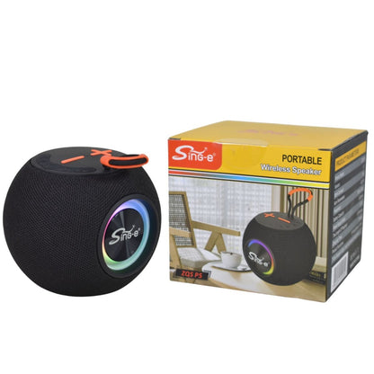 Parlante Bluetooth Esférico con Luces LED RGB y Radio FM - Sing-e ZQS P5