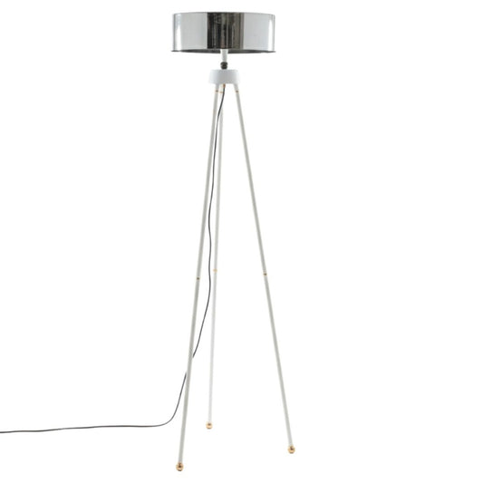 Lámpara de Pie Trípode LED 135cm con Pantalla de Cristal y 3 Modos de Luz