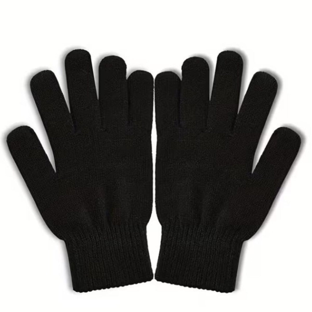 Guantes de Abrigo Soft Tejidos - Color Negro Clásico