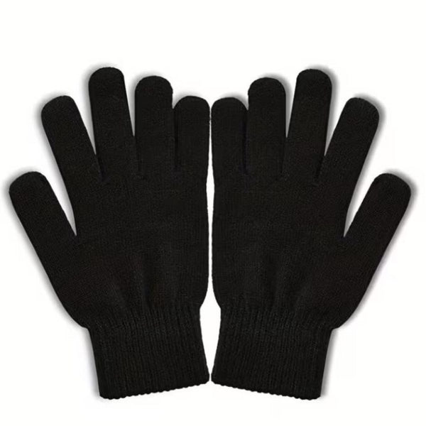 Guantes de Abrigo Soft Tejidos - Color Negro Clásico