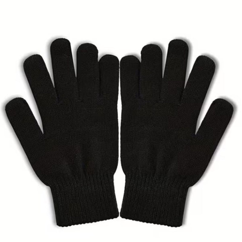 Guantes de Abrigo Soft Tejidos - Color Negro Clásico