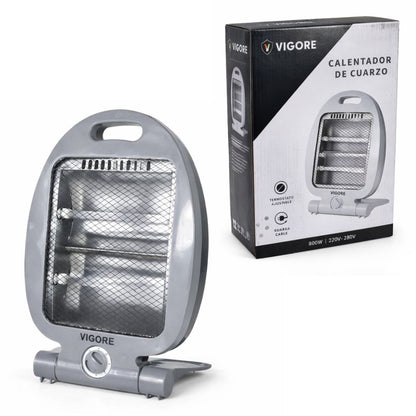 Estufa halógena Vigore 35 x 25 x 8 cm 800W.