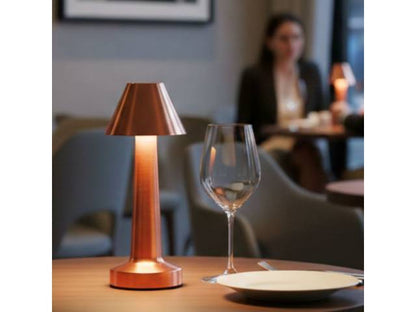 Lámpara de Escritorio LED Recargable con Panel Digital - Diseño Slim 24cm