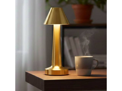 Lámpara de Escritorio LED Recargable con Panel Digital - Diseño Slim 24cm