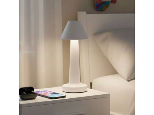 Lámpara de Escritorio LED Recargable con Panel Digital - Diseño Slim 24cm