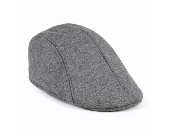 Boina Plana de Abrigo Estilo Vintage 58cm - Gris Melange