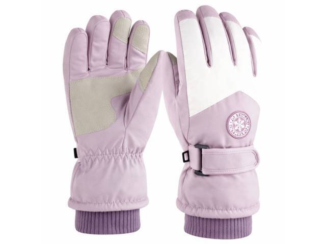 Guantes de Invierno Impermeables Térmicos con Pantalla Táctil - Negro Deportivo